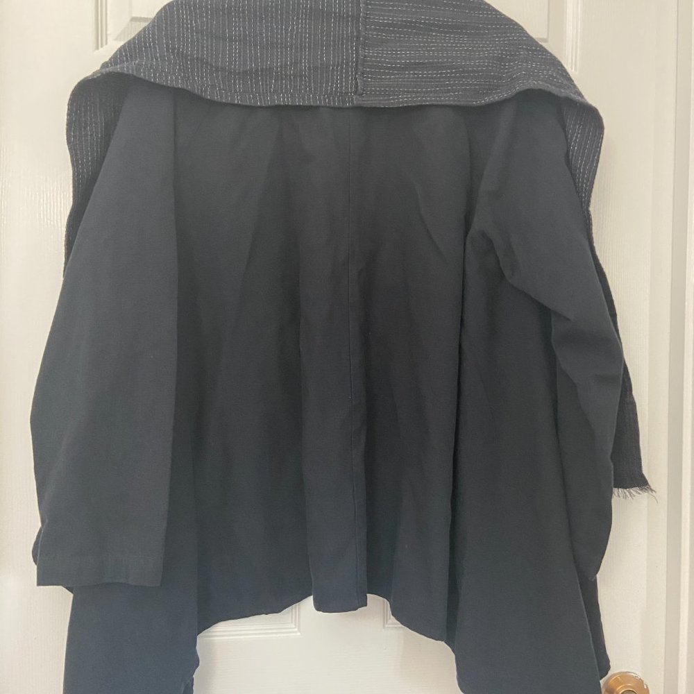 Hand-sewn black shawl collar jacket by Rite of Passage, size L, EUC - Picture 11 of 12